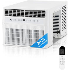 AECOJOY U-Shaped Window Air Conditioner 10,000 BTU AC Unit with Full Window View, Cools 250 Sq. Ft.