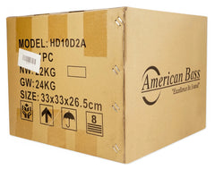American Bass HD 10 in Subwoofer 1500 Watt RMS and 3000 Watt Max Power, 2 Ohm Impedance, 350 - Oz Magnet, and 3 - Inch Voice Coil, Pack of 1