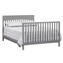 Oxford Baby Harper 4 - in - 1 Convertible Crib, Dove Gray, GREENGUARD Gold Certified, Wooden Crib