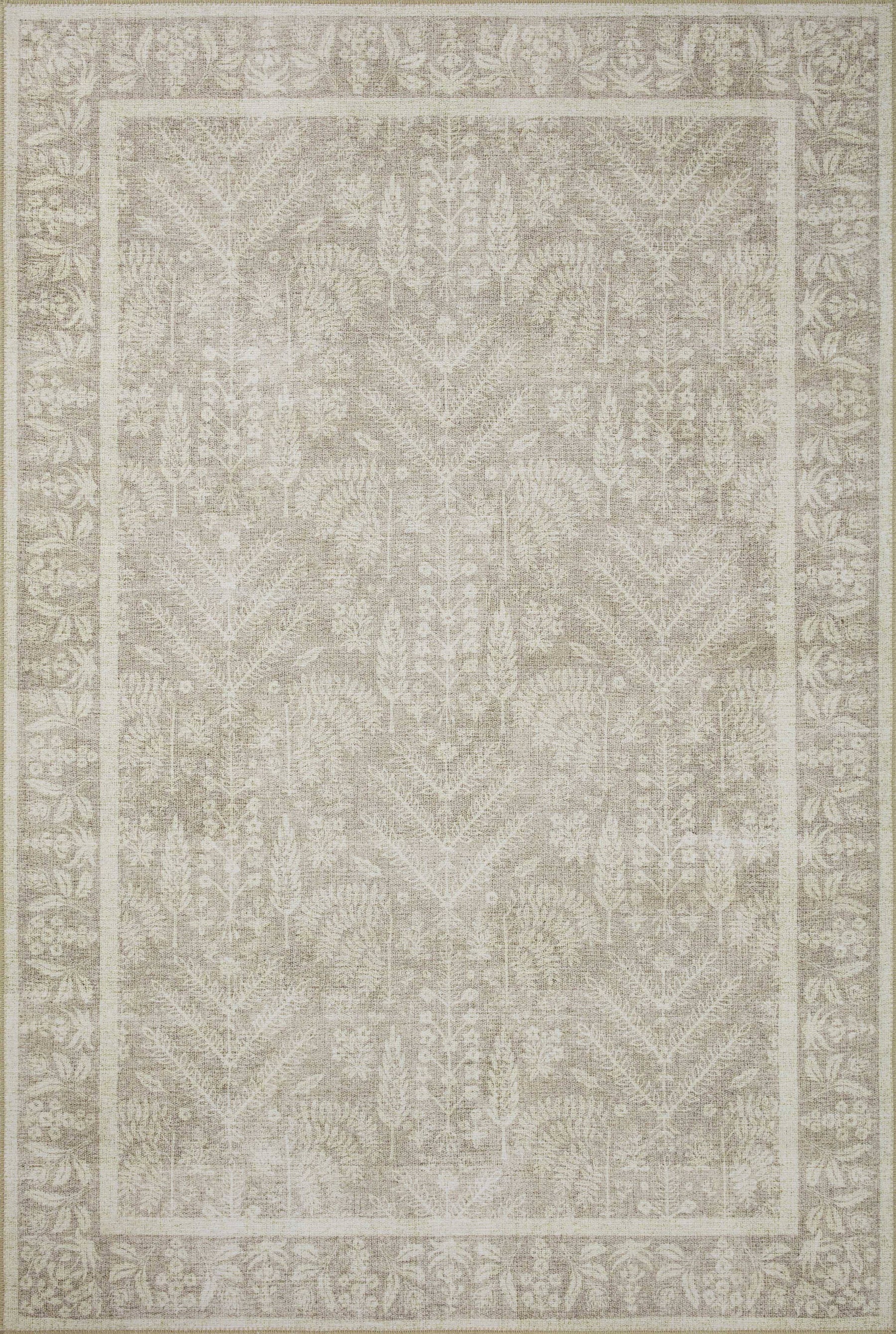 Rifle Paper Co. x Loloi Maison Collection MAO-02 Bough Natural 18" x 18" Sample Rug
