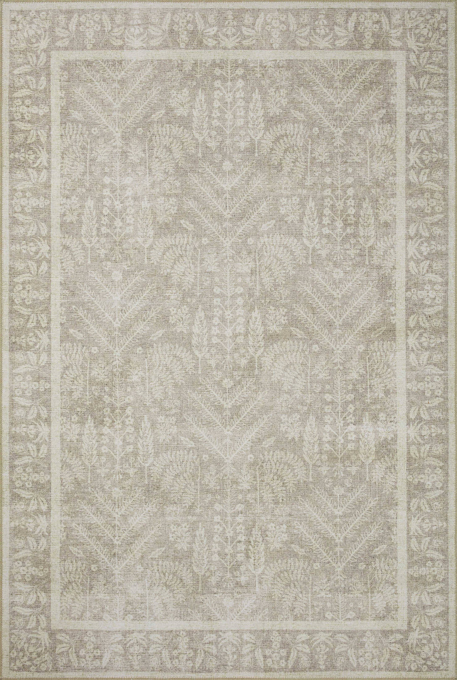 Rifle Paper Co. x Loloi Maison Collection MAO-02 Bough Natural 18" x 18" Sample Rug