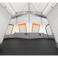 Ozark Trail 20' x 18' 12 - Person 3 - Room Instant Cabin Tent with Screen Room, 56.5 lb