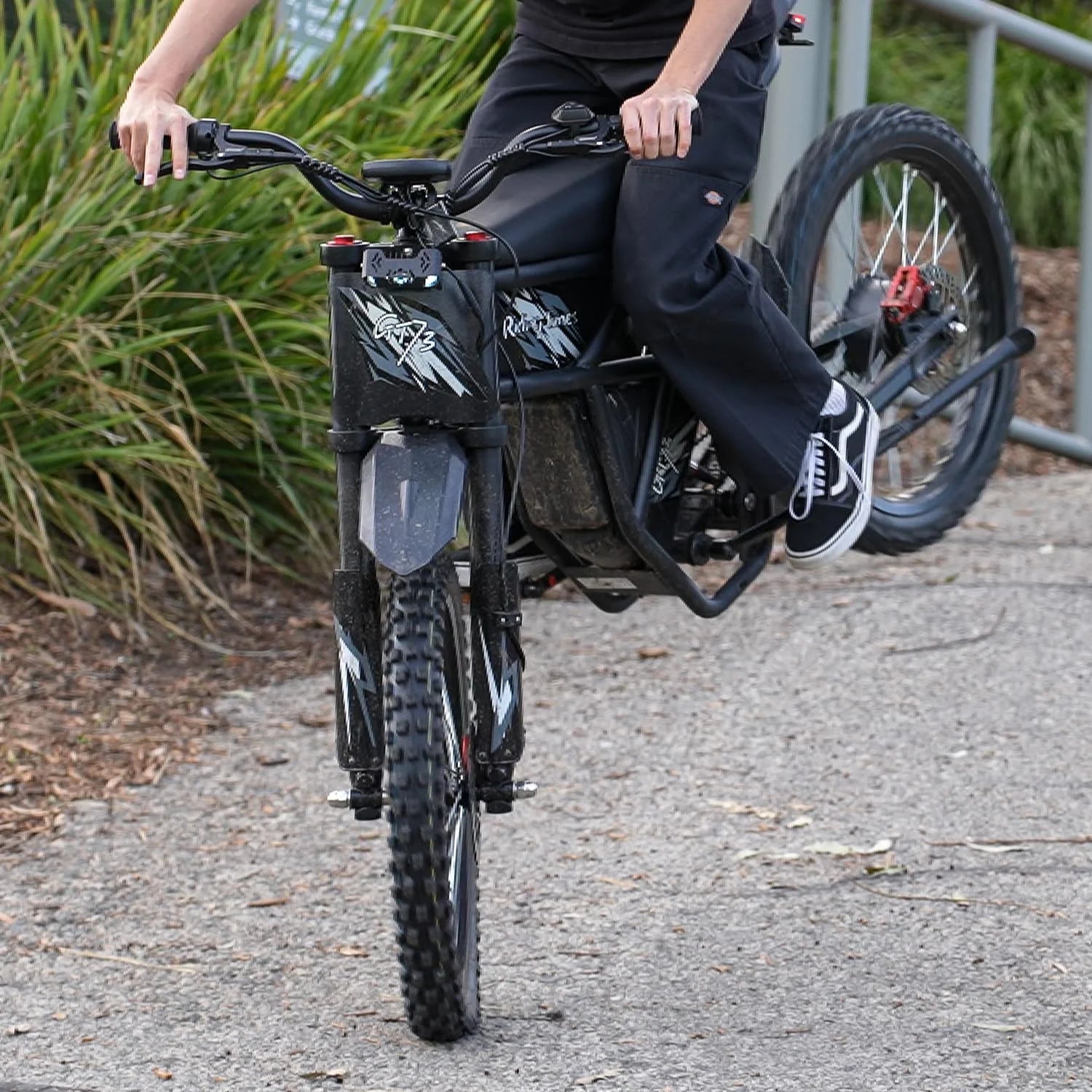 Riding'Times GT73 Electric Dirt Bike for Adults, 37MPH 48V36.4AH 2400W 1747wh Dual Battery Ebike, 85+ Miles Range, 25" Motorcycle Tire UL2849 Certified, Full Suspension