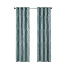 Eclipse Caprese Blackout Window Curtain - 108 Inches - Spa