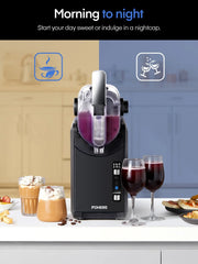 5 - in - 1 Slushie Machine, No Ice Needed, 15 Min Slushy Machine for Home with Self - Cleaning, Professional Frozen Drink Maker, 5 Preset Programs, Frozen Margaritas, Frapps, Milkshakes, and More, FOHERE