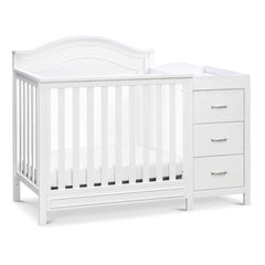 Davinci Charlie 4 - in - 1 Convertible Mini Crib & Changer in White