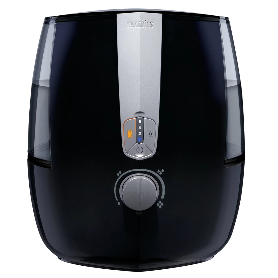 Homedics Totalcomfort Plus Ultrasonic Air Humidifier, 5.3 L Water Tank with Warm and Cool Mist for Home, Office, Nursery, Dorm, Night - Light with Auto Shutoff