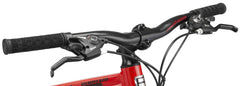 26 - In. Durham Unisex Mountain Bike, Red and Black, 21 Speeds