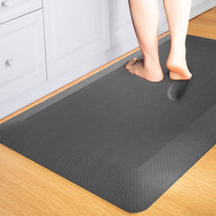 FEATOL Anti Fatigue Mat Floor Mat, Extra Thick Standing Office Desk Mat Memory Foam Cushioned Anti Fatigue Ergonomic Kitchen Mats Comfort Standing