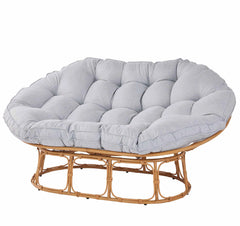 Better Homes & Gardens Double Papasan Accent Chair, Cream Boucle