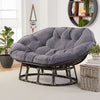 Better Homes & Gardens Double Papasan Accent Chair, Cream Boucle