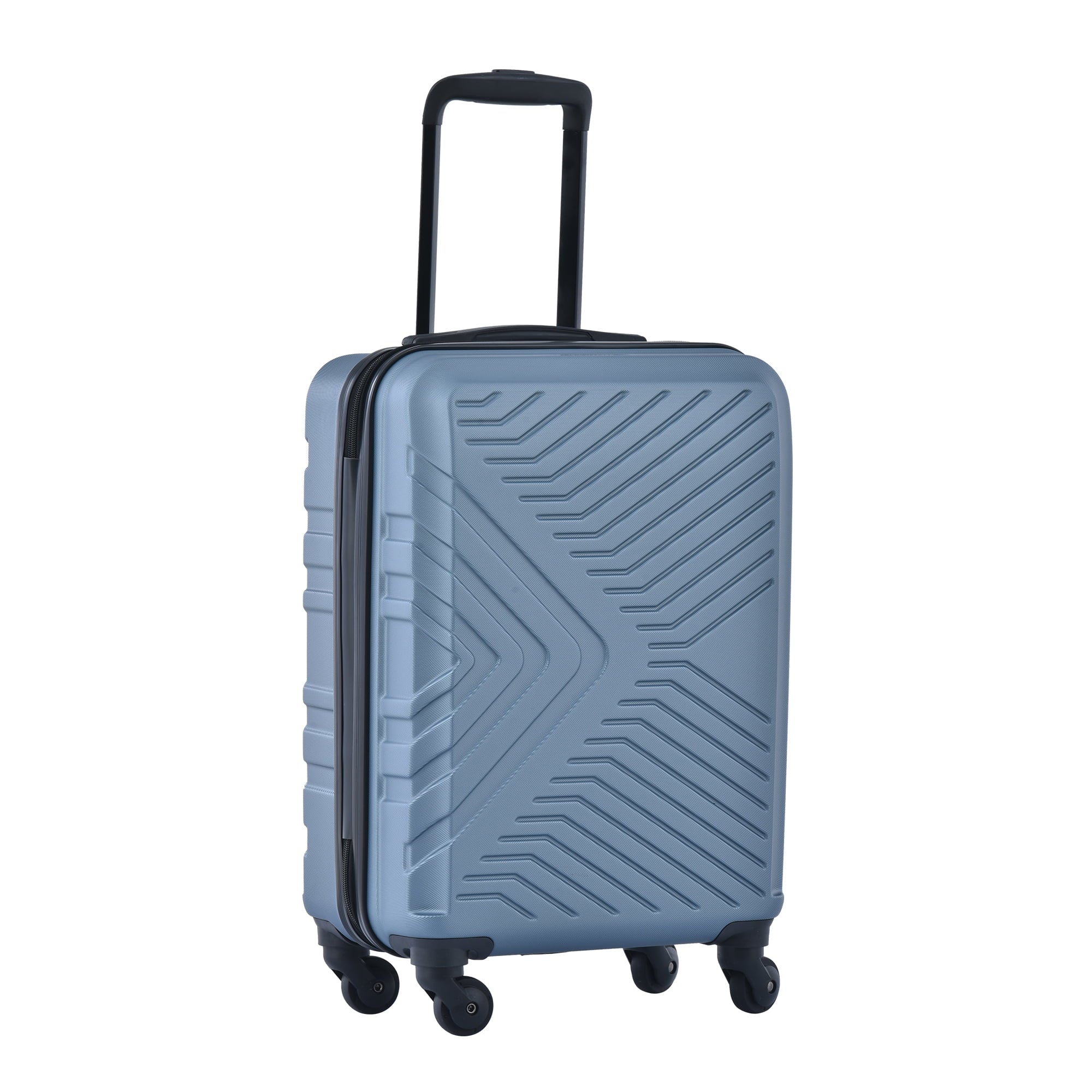 3 Piece Blue Luggage Travel Set, 20" 24" 28" Carry on Luggage with Spinner Wheels, Lightweight Hard Case Luggage Travel Suitcase Christmas Gifts for Business Trip Holiday Travel Cruise