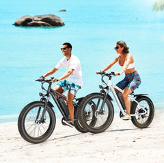 Gocio 26" 4.0 Fat Tire Electric Bike for Adults, 500W Adults E Bike, 48V 13ah Removable Li - Ion Battery, Professional 7 - Speed, Electric Mountain Bicycle Beach Bike Snow Bike Ebike for Men