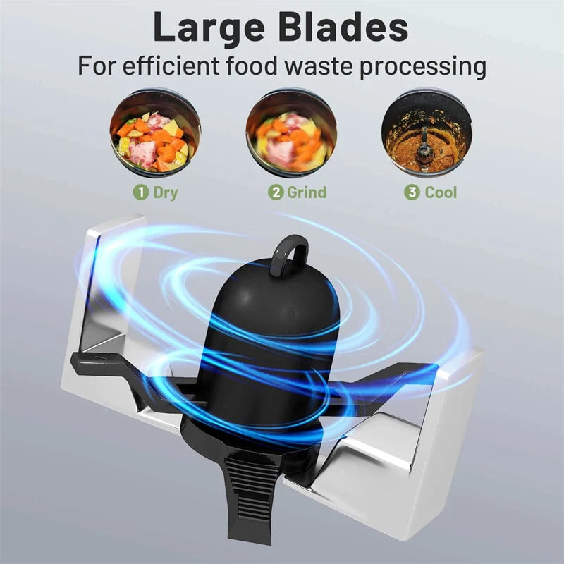 4L Electric Kitchen Composter, Smart Countertop Food Waste Compost Machine with Auto-Cleaning, Replaceable Filters, Turns Food Waste to Fertilizer