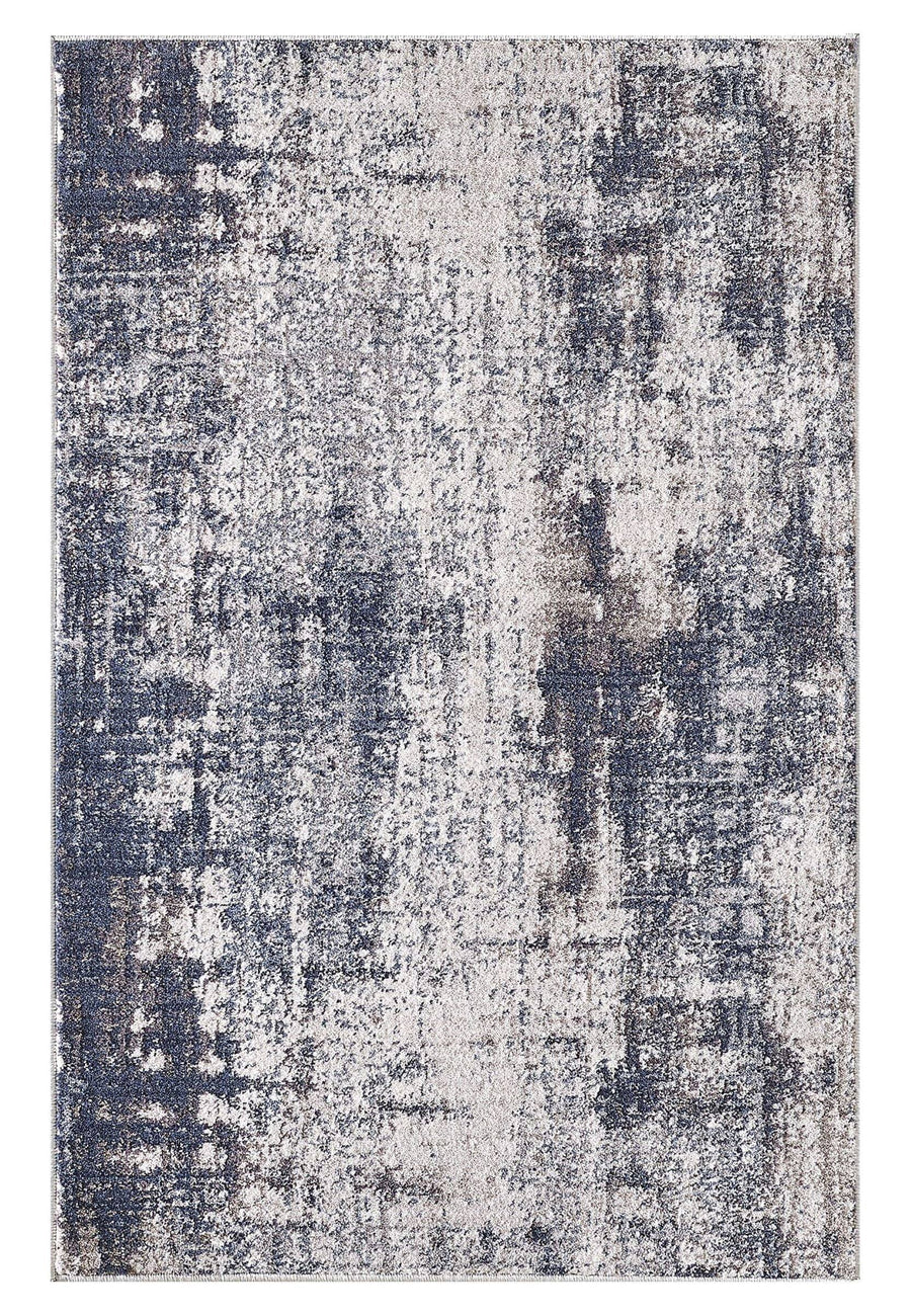 Better Homes & Gardens Navy Abstract Indoor Accent Rug, 30 inch x 46 inch