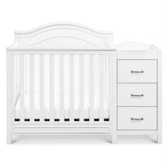 Davinci Charlie 4 - in - 1 Convertible Mini Crib & Changer in White