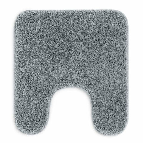 Mainstays Basic Polyester Contour Bath Rug - Grey - 20 x 22 in
