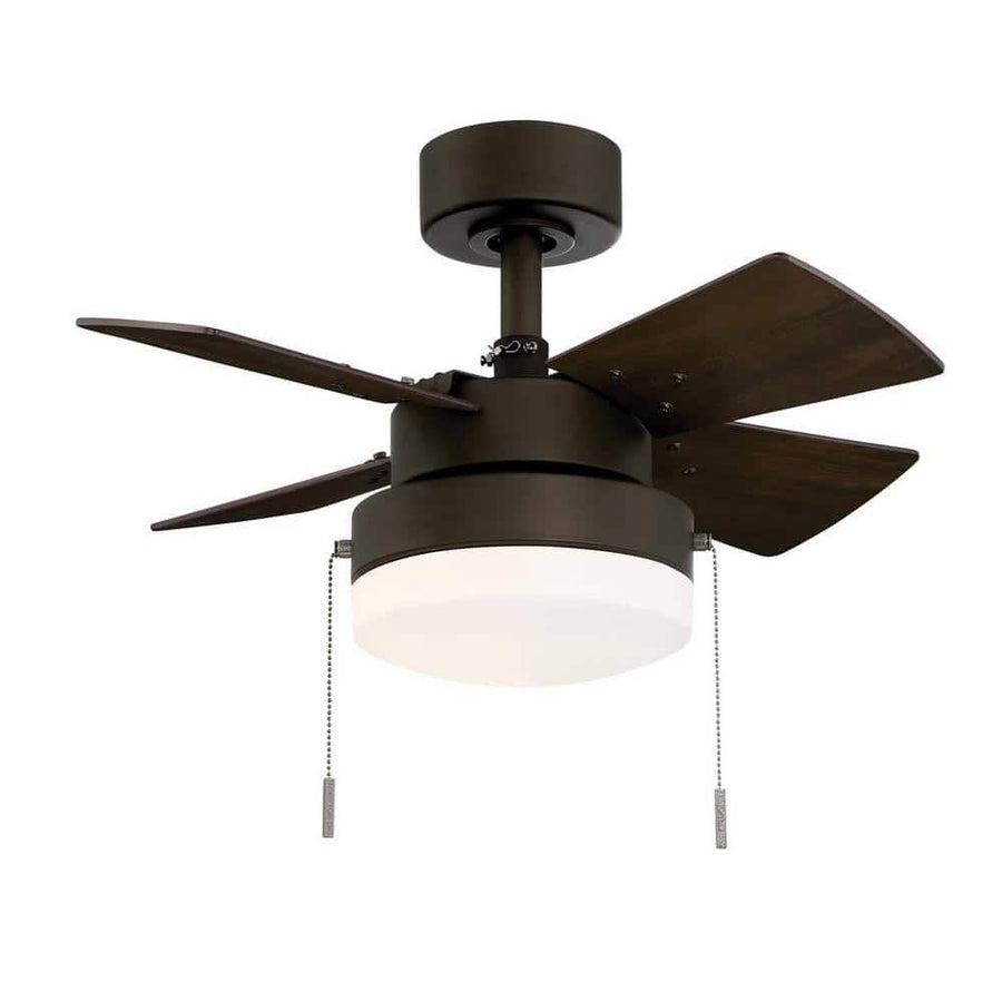 Hampton Bay YG922B-EB Metarie II 24 in. Indoor Oil Rubbed Bronze Ceiling Fan with Light