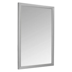 Basics Rectangular Wall Mirror 24 inch x 36 inch - Standard Trim, Nickel