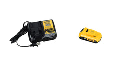 DEWALT 20V MAX Finish Nailer Kit, Angled, 15GA, Battery, Charger & Bag (DCN650D1)