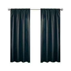Eclipse Draft Stopper Window Curtain Panel, Size: 42 x 63, Black
