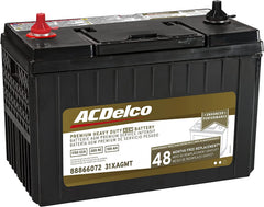 Acdelco Gold 31XAGMT 48 Month Warranty Premium Heavy Duty AGM BCI Group 31 Battery
