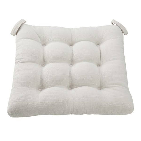 Mainstays Textured Chair Cushion, Silver, 1-Piece, 15.5 inch L x 16 inch W, Size: 15.5 inch x 16 inch x 2.95 inch