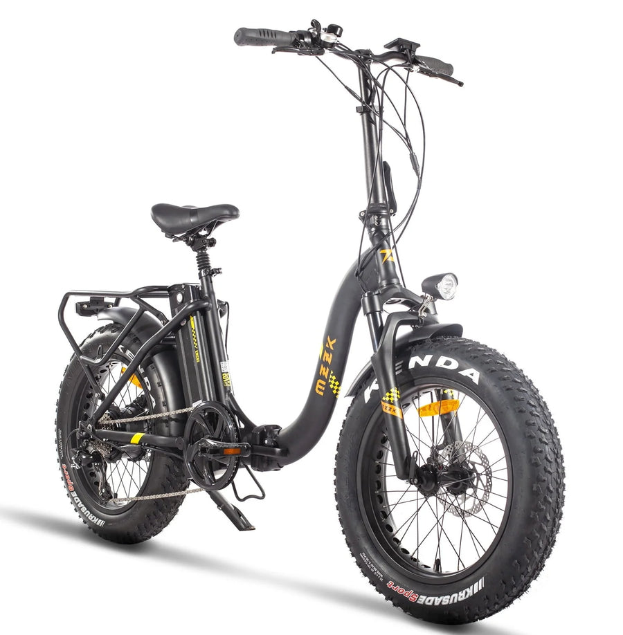Folding Electric Bike for Adults, Ebikes for Adults 7 Speed Powerful 750W BAFANG Motor 20" 4.0 Fat Tire Foldable Mountain Snow Ebikes with Removable Lithium Battery