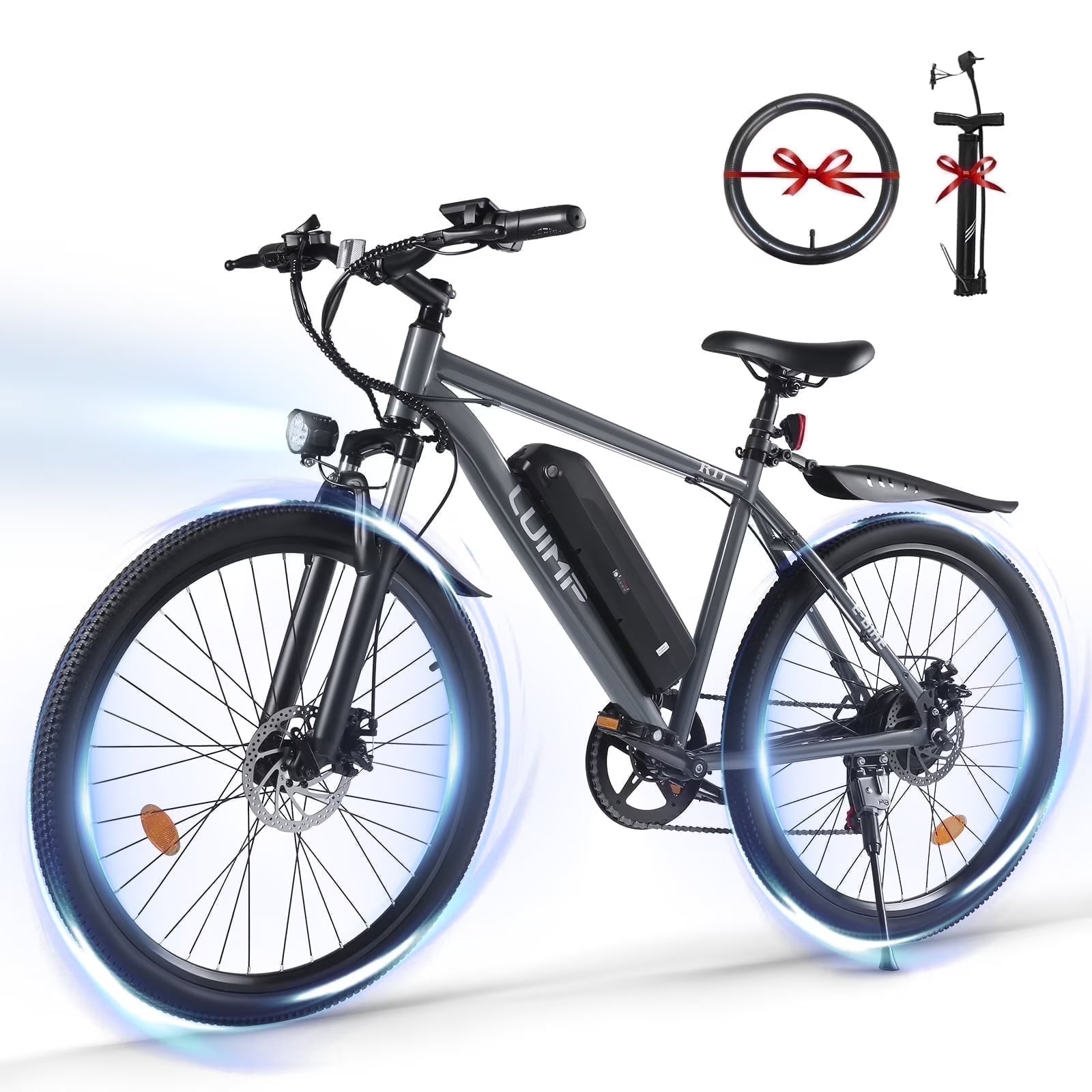 Hipatoo 26" Electric Bike 500W 20MPH E - Bike, 36V 10.4ah Battery, Ebike for Adults, E Bike UL2849