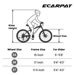 24 in Dual/Front Suspension Mens Womens Mountain Bike, 21 Speeds Dual Disc Brake, High - Carbon Steel Frame, Trail Beach Snow Commuter City Bikes, Black