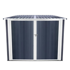 6.3' x 6.1' Outdoor Storage Shed Clearance, Metal Outdoor Storage Cabinet with Double Lockable Doors, Waterproof Tool Shed, Stores 4 Bikes, Backyard Shed for Garden, Patio, Lawn