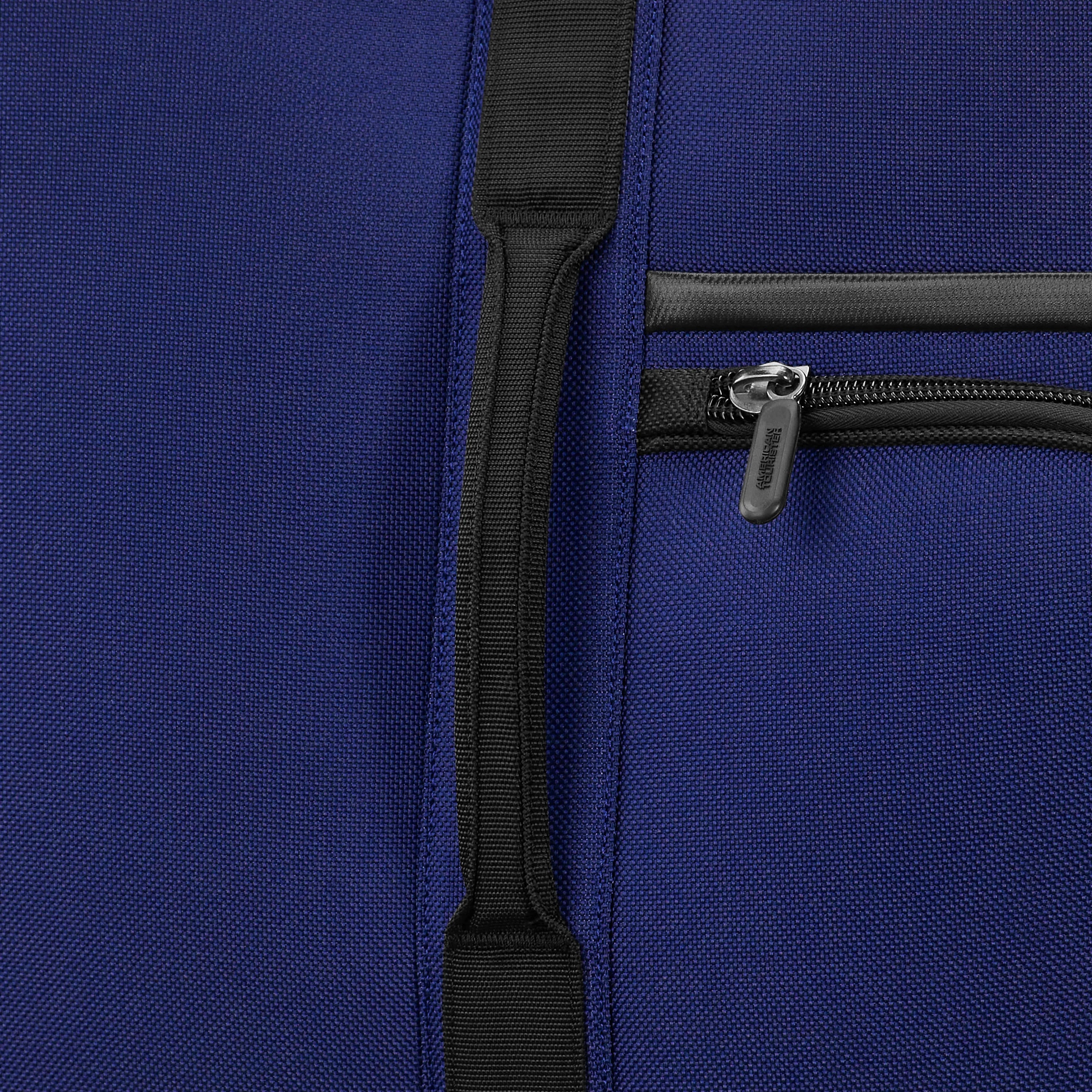 American Tourister Cargo Max 25" Softside Medium Checked Spinner Luggage Single Piece - Sapphire Blue