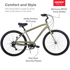 27.5" Parkside SE Men'S Comfort Bike with Perfect Fit Frame, Green Sage