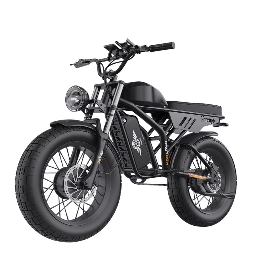 Freego F3 Pro 2000W Dual Motor Electric Bike for Adults, & Dual Battery 48V/40ah, 20"x4.0" Fat Tires Off Road Electric Bicycle with Removable Battery, 34MPH&68 Long Range E Bike UL2849