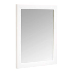 Basics Rectangular Wall Mirror 16 inch x 20 inch - Standard Trim, White