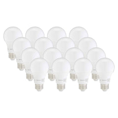 Amazon Basics 60W Equivalent, Soft White, Dimmable, 10,000 Hour Lifetime, A19 LED Light Bulb | 16-Pack