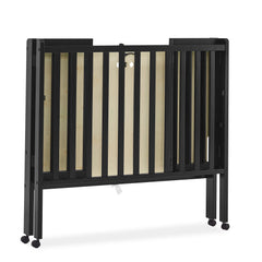 Delta Children Lee Portable Folding Mini Crib with 1.5 - Inch Mattress - Greenguard Gold Certified, Bianca White