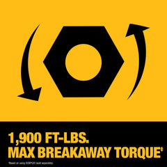 DEWALT 20V MAX XR Brushless Cordless 3/4 In. High Torque Impact Wrench with Hog Ring Anvil Tool Only DCF964B