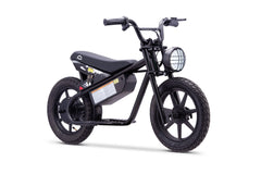Droyd Weeler Electric Mini Bike - 24V 8ah Battery, 6 - 10 MPH, up to 8 Miles, LED Lights, Kids Ages 6+