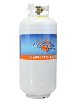 NEW 40 lb Pound Steel Propane Tank Refillable Cylinder with OPD Valve