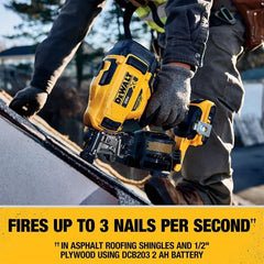 Dewalt 20V Max 15 Cordless Coil Roofing Nailer Kit