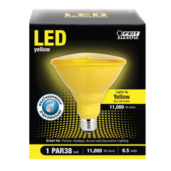 Feit Electric PAR38 LED Bulb Yellow 90W