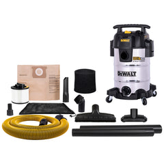 Dewalt 8 - Gallon 4 HP Stealthsonic Quiet Stainless Steel Wet Dry Vacuum