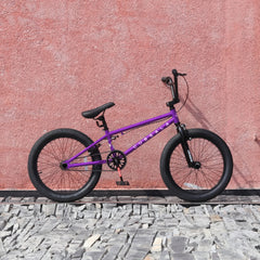 Cubsala 20 in Kids BMX Bike Freestylefor Age 6 - 14 Years Old Boys Girls with 4 Pegs, Black with Red Tires