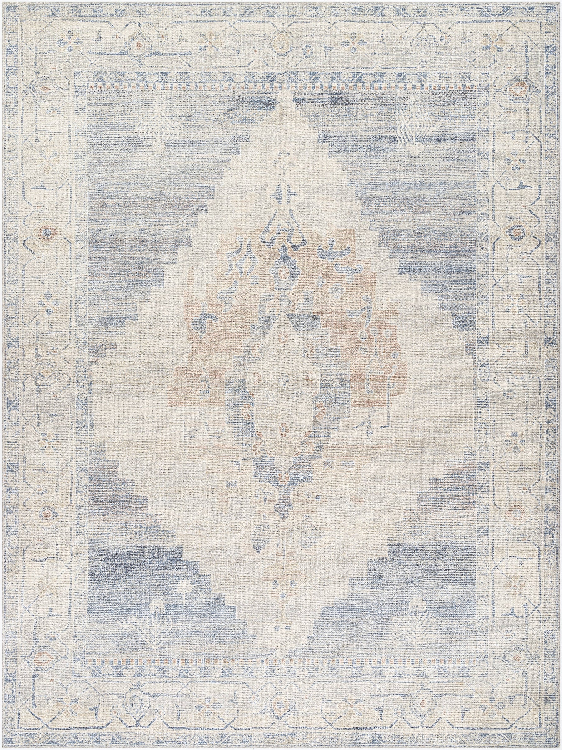 Becki Owens x Surya Luca Area Rug - 6'7" x 9' - Pewter