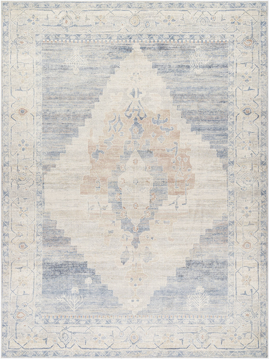 Becki Owens x Surya Luca Area Rug - 6'7" x 9' - Pewter