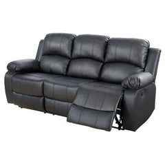 Ainehome Furniture 3 - Pieces Recliner Sectional Sofa Set, Reclining Living Room Sofa, Loveseat, Chair (Black, Living Room Set 3+2+1)