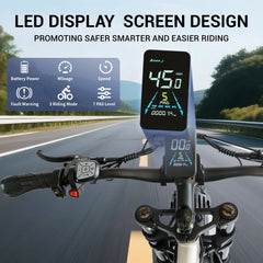 3000W Peak Dual Motor E - Bike, 52V 25AH Battery Elec - Tric Bike for Adults, 35MPH Mountain AWD 7 - Speed Snow E - Bike with 24" x 4.0 Fat Tire for Mountain Snow Hunting Commuting