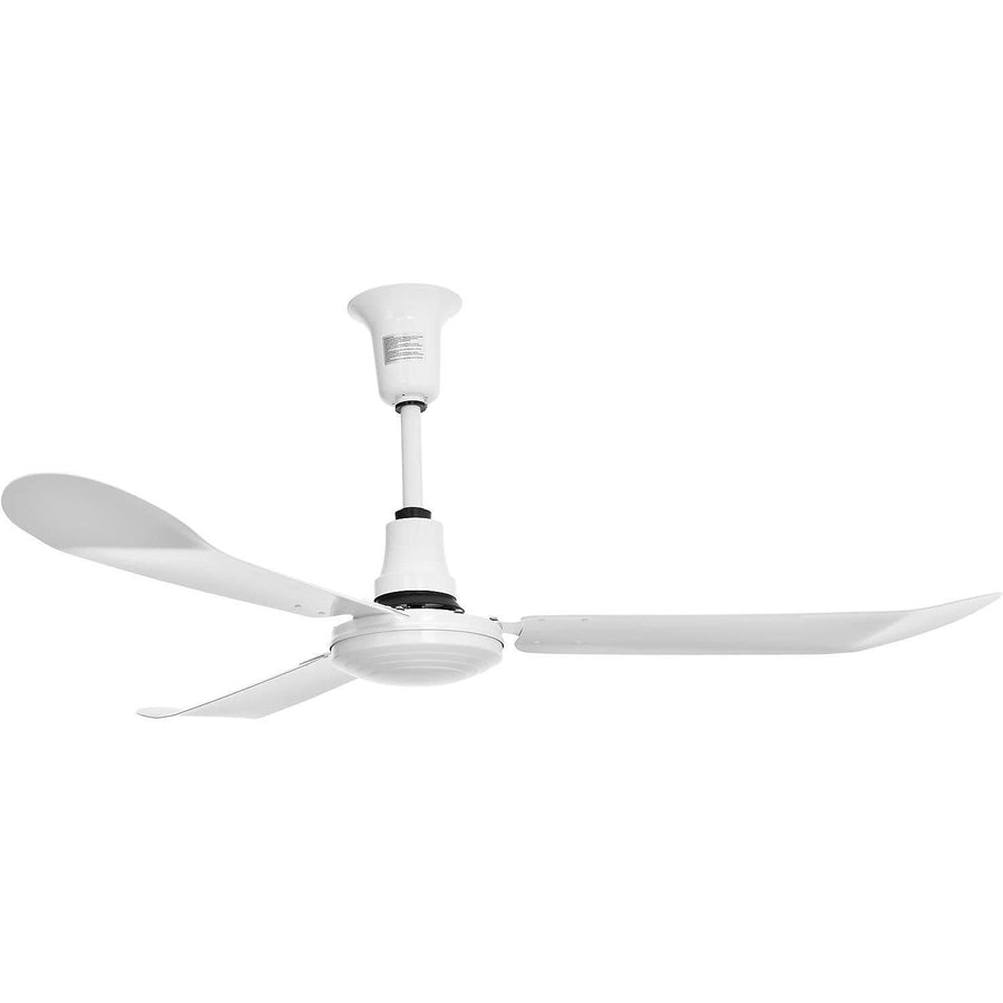 60" Industrial Outdoor Ceiling Fan - White - 4 Speed - 8000 CFM - 120V
