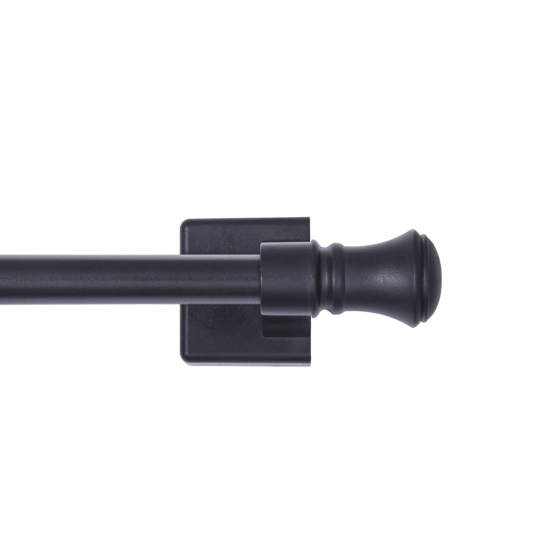 Mainstays Cameron 7/16 inch Adjustable Multi-Use Magnetic Appliance Rod, 16-28 inch, Black